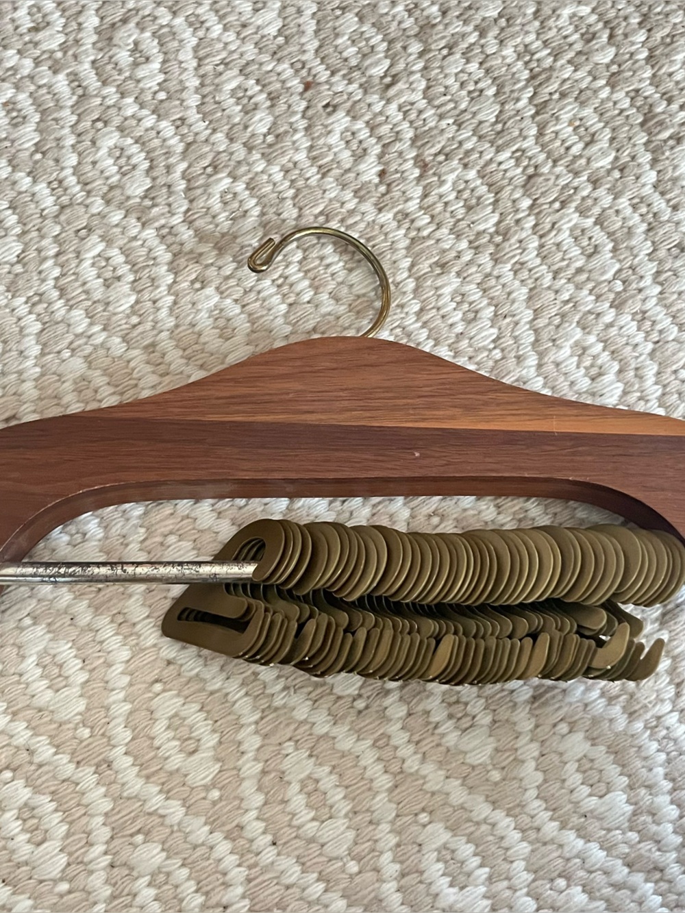 Vintage Wooden Tie Hanger Rack - Picture 4 of 5